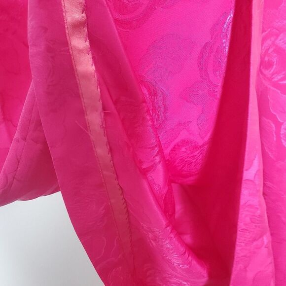 Ms. Chaus 14 Vintage Dress Magent Floral Print Lightweight - Picture 5 of 7